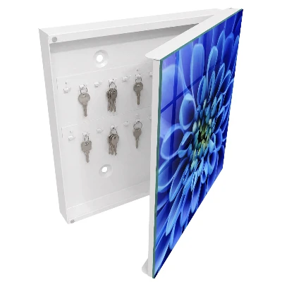 Sleutelkastje binnen Blauwe bloem