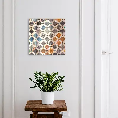 Sleutelkastje binnen Kleurrijk mozaïek