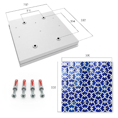 Sleutelkastje binnen Geometrische tegels