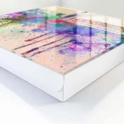 Sleutelkastje hal Stedelijke aquarel