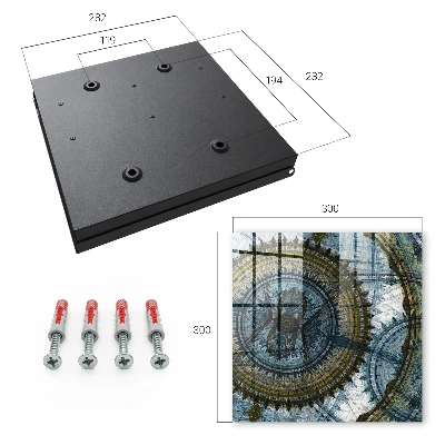 Sleutelkastje binnen Geometrische mandala