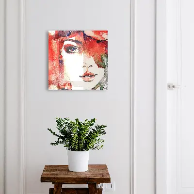 Sleutelkastje binnen Portret van een vrouw