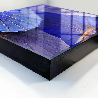 Sleutelkastje binnen Blauwe paraplu's
