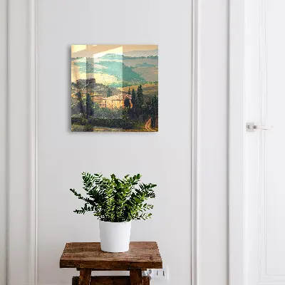 Sleutelkast Toscaans landschap