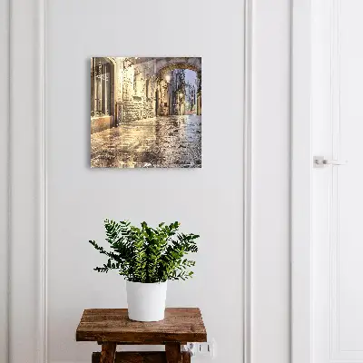 Sleutelkastje hal nachtelijke straat
