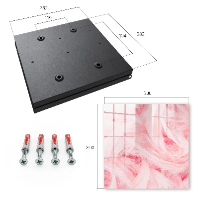 Sleutelkastje hal Roze veren