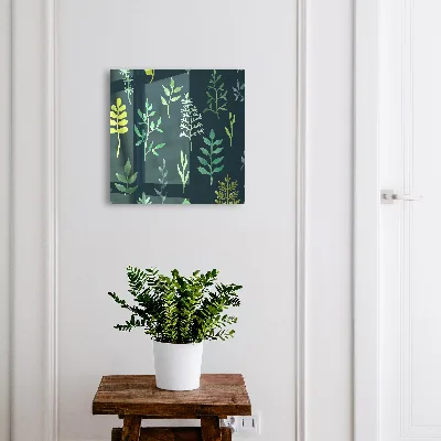Sleutelkast aquarelbladeren