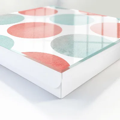 Sleutelkastje binnen Pastelkleurige cirkels