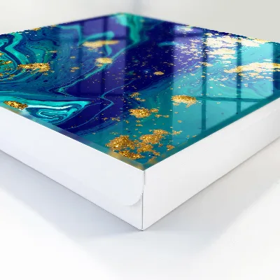 Sleutelkastje binnen Kleurrijke abstractie