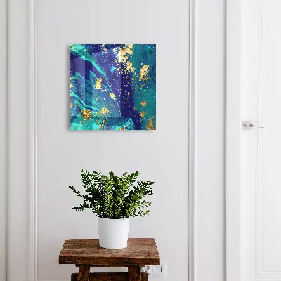 Sleutelkastje binnen Kleurrijke abstractie