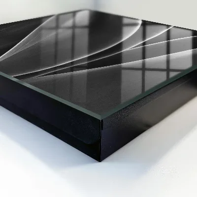 Sleutelkastje binnen Abstracte bladeren