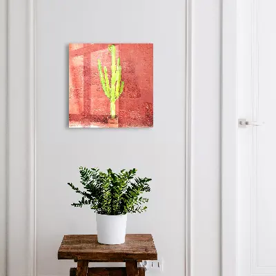 Sleutelkast Groene cactus