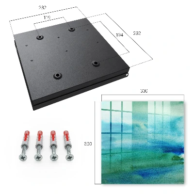 Sleutelkast Aquarelblauw
