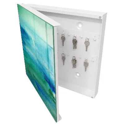 Sleutelkast Aquarelblauw