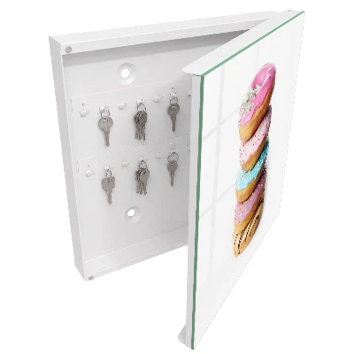 Sleutelkastje hal Kleurrijke donuts