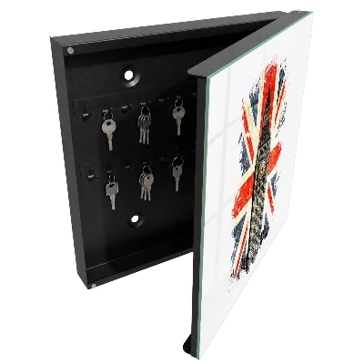 Sleutelkastje binnen Brits symbool