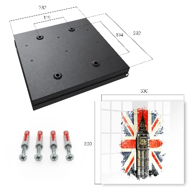 Sleutelkastje binnen Brits symbool