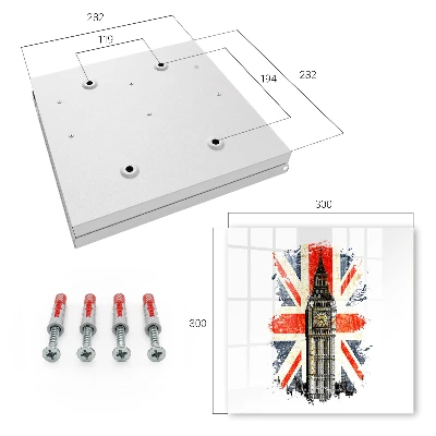 Sleutelkastje binnen Brits symbool