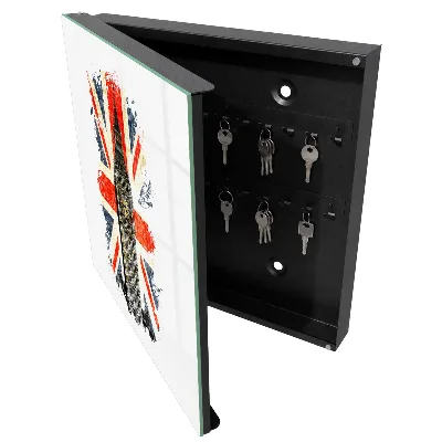 Sleutelkastje binnen Brits symbool