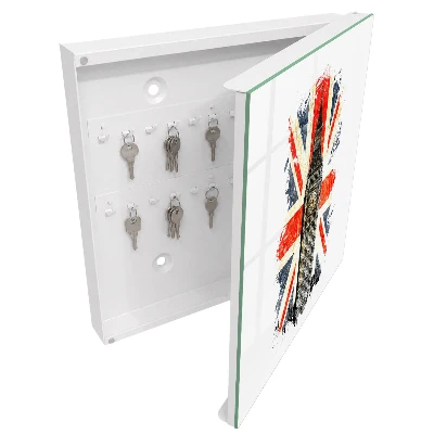 Sleutelkastje binnen Brits symbool