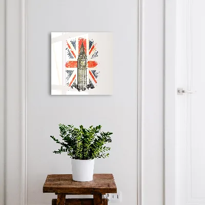 Sleutelkastje binnen Brits symbool