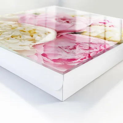 Sleutelkastje hal Pastelkleurige bloemen