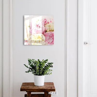 Sleutelkastje hal Pastelkleurige bloemen