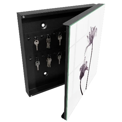 Sleutelkastje binnen Minimalistische bloemen