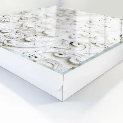 Sleutelkastje binnen Witte ornamenten