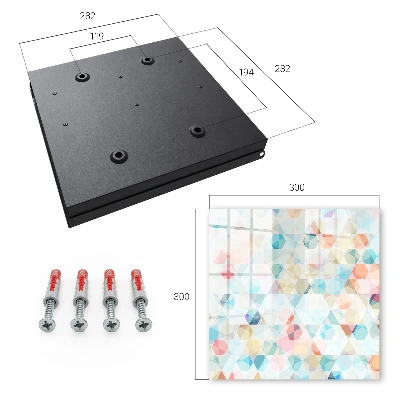 Sleutelkastje binnen Geometrische patronen