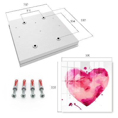 Sleutelkastje hal Hart van Liefde