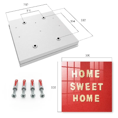 Sleutelkastje hal De inscriptie HOME SWEET HOME