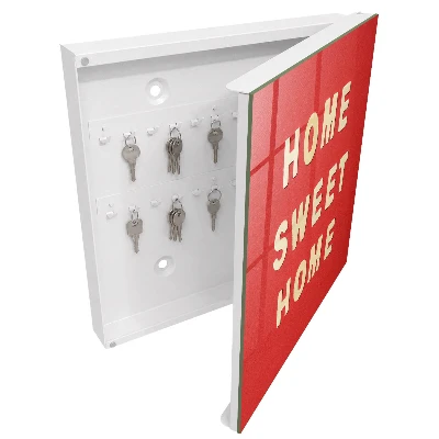 Sleutelkastje hal De inscriptie HOME SWEET HOME