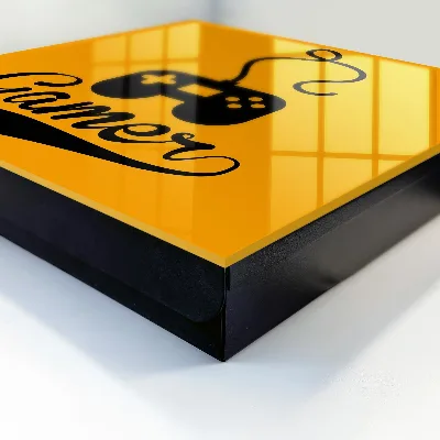 Sleutelkastje binnen Pad en het woord GAMER