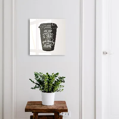 Sleutelkastje binnen Koffie en humor