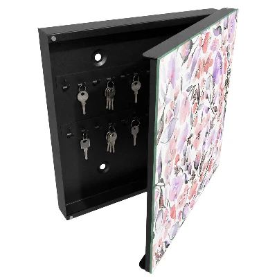 Sleutelkastje binnen Pastelkleurige bloemen
