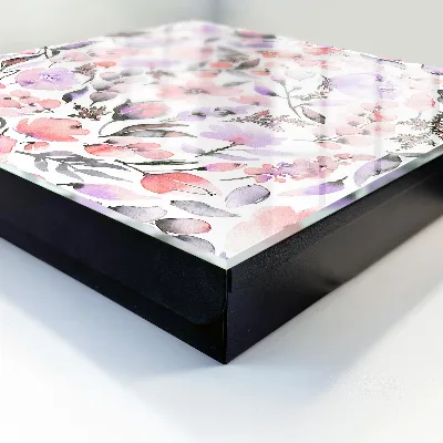 Sleutelkastje binnen Pastelkleurige bloemen