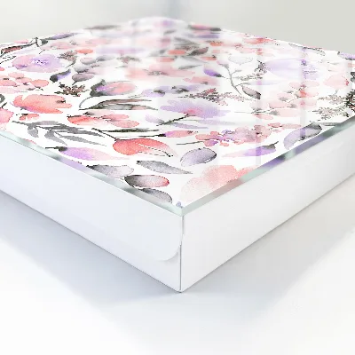Sleutelkastje binnen Pastelkleurige bloemen
