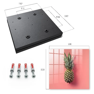 Sleutelkastje binnen Exotische ananas