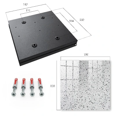 Sleutelkast Terrazzo-stijl