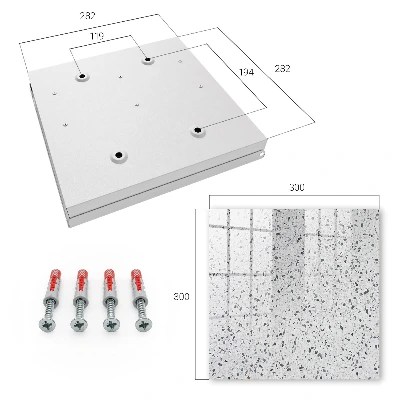 Sleutelkast Terrazzo-stijl