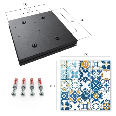 Sleutelkastje binnen Geometrische patronen