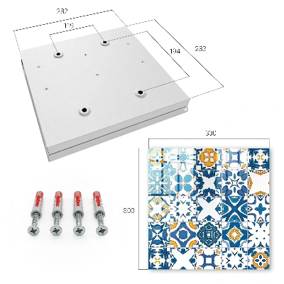 Sleutelkastje binnen Geometrische patronen