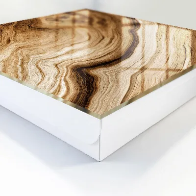 Sleutelkastje hal Golven van hout