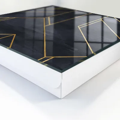Sleutelkastje hal Geometrische structuur
