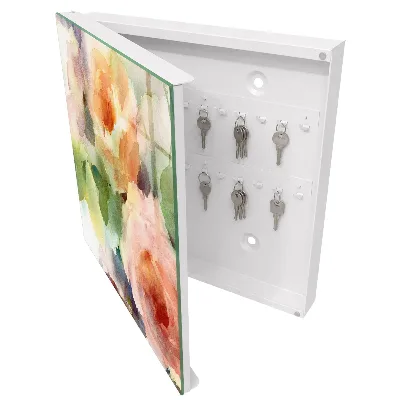 Sleutelkastje binnen Bloemenmotief