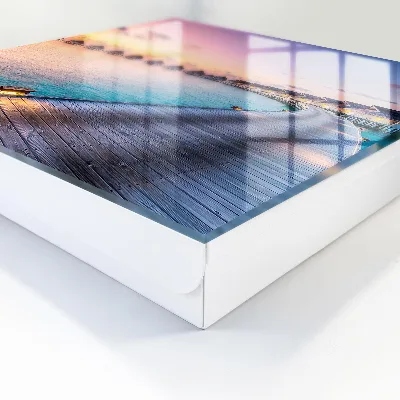 Sleutelkastje binnen Vredige zonsondergang