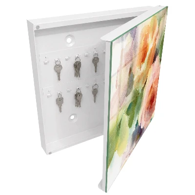 Sleutelkastje binnen Aquarel bloemen