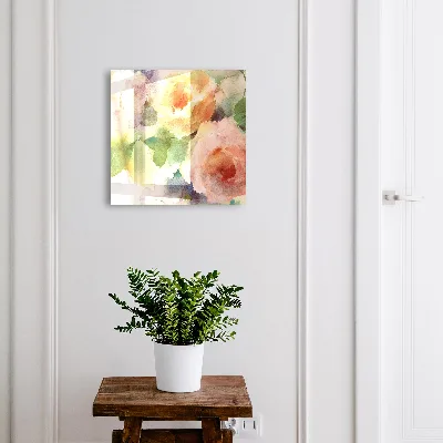 Sleutelkastje binnen Aquarel bloemen