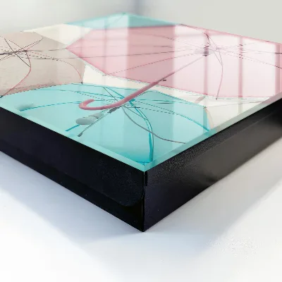 Sleutelkastje binnen Pastelkleurige paraplu's